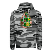 Slate Camo american football and western roses teardrop Premium Hoodie - BundleAndBundleShop