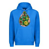 True Royal american football and western roses teardrop Premium Hoodie - BundleAndBundleShop