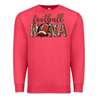 Cardinal football nana with leopard Premium Sweatshirt - texasbilliewilder