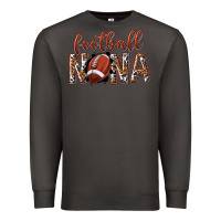 Smoke football nana with leopard Premium Sweatshirt - texasbilliewilder