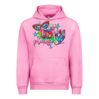 Fuchsia Pink beach please Urban Hoodie - AdoDesignShop