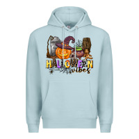 Blue Mist halloween vibes Premium Hoodie - AdoDesignShop
