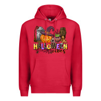 Cardinal halloween vibes Premium Hoodie - AdoDesignShop
