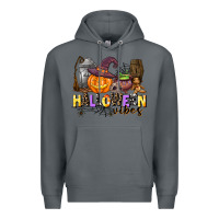 Rock halloween vibes Premium Hoodie - AdoDesignShop