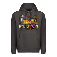 Smoke halloween vibes Premium Hoodie - AdoDesignShop