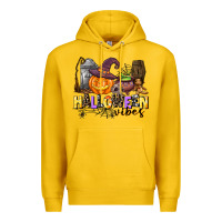 Lemon halloween vibes Premium Hoodie - AdoDesignShop