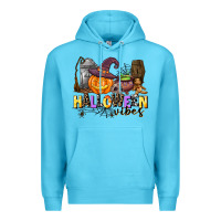 Ocean Blue halloween vibes Premium Hoodie - AdoDesignShop