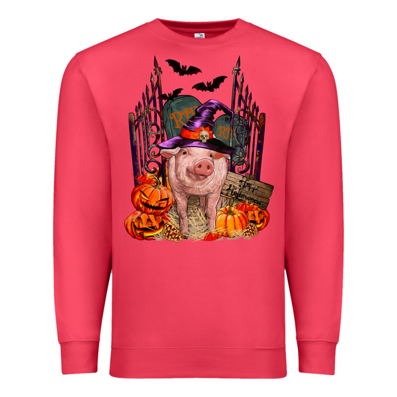 Pig Halloween Premium Sweatshirt by RanaPortraitStore | Teevron