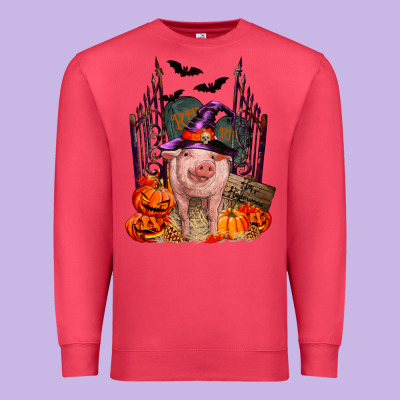 Premium Sweatshirt Pig halloween
