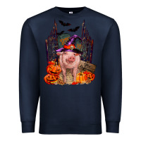 Navy Pig halloween Premium Sweatshirt - RanaPortraitStore