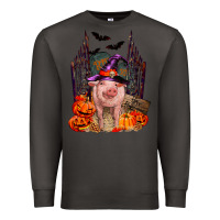 Smoke Pig halloween Premium Sweatshirt - RanaPortraitStore