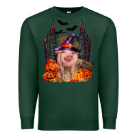 Sports Green Pig halloween Premium Sweatshirt - RanaPortraitStore