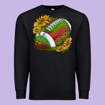 Premium Sweatshirt footballwithsunflowers
