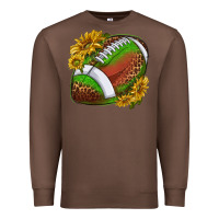 Chestnut footballwithsunflowers Premium Sweatshirt - texasbilliewilder