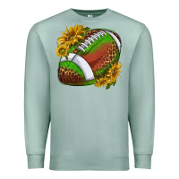 Seafoam footballwithsunflowers Premium Sweatshirt - texasbilliewilder