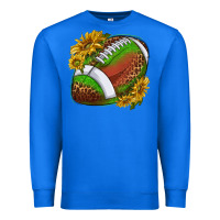True Royal footballwithsunflowers Premium Sweatshirt - texasbilliewilder