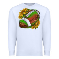 White footballwithsunflowers Premium Sweatshirt - texasbilliewilder