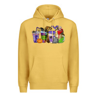 Antique Gold halloween coffee cups Premium Hoodie - AdoDesignShop