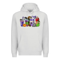Dove Grey halloween coffee cups Premium Hoodie - AdoDesignShop