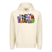 Tofu halloween coffee cups Premium Hoodie - AdoDesignShop