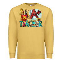 Antique Gold a  teacher Premium Sweatshirt - Zillion Design Studio