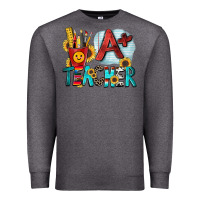 Charcoal Heather a  teacher Premium Sweatshirt - Zillion Design Studio