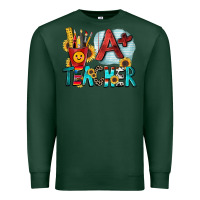 Sports Green a  teacher Premium Sweatshirt - Zillion Design Studio