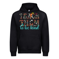 Black teach them to be kind Urban Hoodie - JahusDesignShop