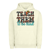 Pigment Pistachio teach them to be kind Urban Hoodie - JahusDesignShop