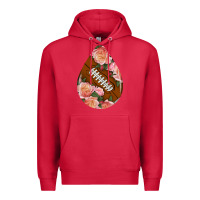 Cardinal american football and western roses teardrop Premium Hoodie - BundleAndBundleShop