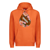 Carrot american football and western roses teardrop Premium Hoodie - BundleAndBundleShop
