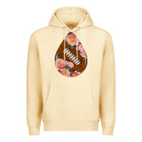 Pina Colada american football and western roses teardrop Premium Hoodie - BundleAndBundleShop