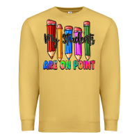 Antique Gold my students are on point Premium Sweatshirt - Zillion Design Studio