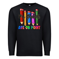 Black my students are on point Premium Sweatshirt - Zillion Design Studio