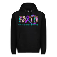 Black faith crohn's disease awareness Premium Hoodie - JahusDesignShop