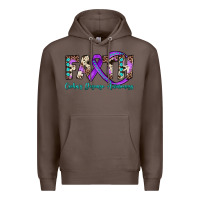 Coffee faith crohn's disease awareness Premium Hoodie - JahusDesignShop