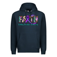 Navy faith crohn's disease awareness Premium Hoodie - JahusDesignShop