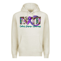 Oatmeal Heather faith crohn's disease awareness Premium Hoodie - JahusDesignShop