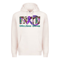 Pale Pink faith crohn's disease awareness Premium Hoodie - JahusDesignShop