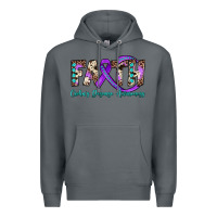 Rock faith crohn's disease awareness Premium Hoodie - JahusDesignShop