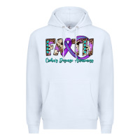 White faith crohn's disease awareness Premium Hoodie - JahusDesignShop
