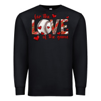 Black for the love of the game baseball Premium Sweatshirt - texasbilliewilder