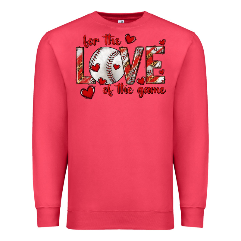 For The Love Of The Game Baseball Premium Sweatshirt by texasbilliewilder | Teevron
