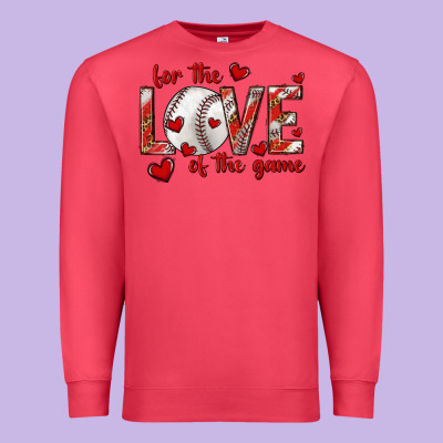 Premium Sweatshirt for the love of the game baseball