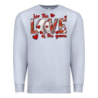 Heather Grey for the love of the game baseball Premium Sweatshirt - texasbilliewilder