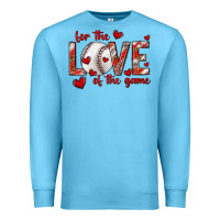 Ocean Blue for the love of the game baseball Premium Sweatshirt - texasbilliewilder