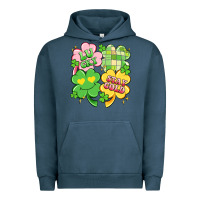 Pigment Midnight Navy lucky stay gold Urban Hoodie - Artiststas