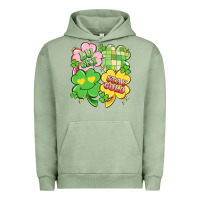 Pigment Oil Green lucky stay gold Urban Hoodie - Artiststas