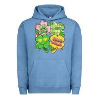 Pigment Pebble Blue lucky stay gold Urban Hoodie - Artiststas