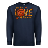 Navy for the love of the game basketball Premium Sweatshirt - texasbilliewilder